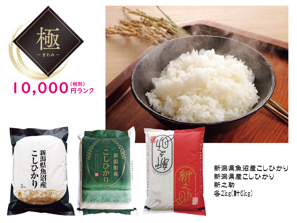 【極】新潟米食べ比べ