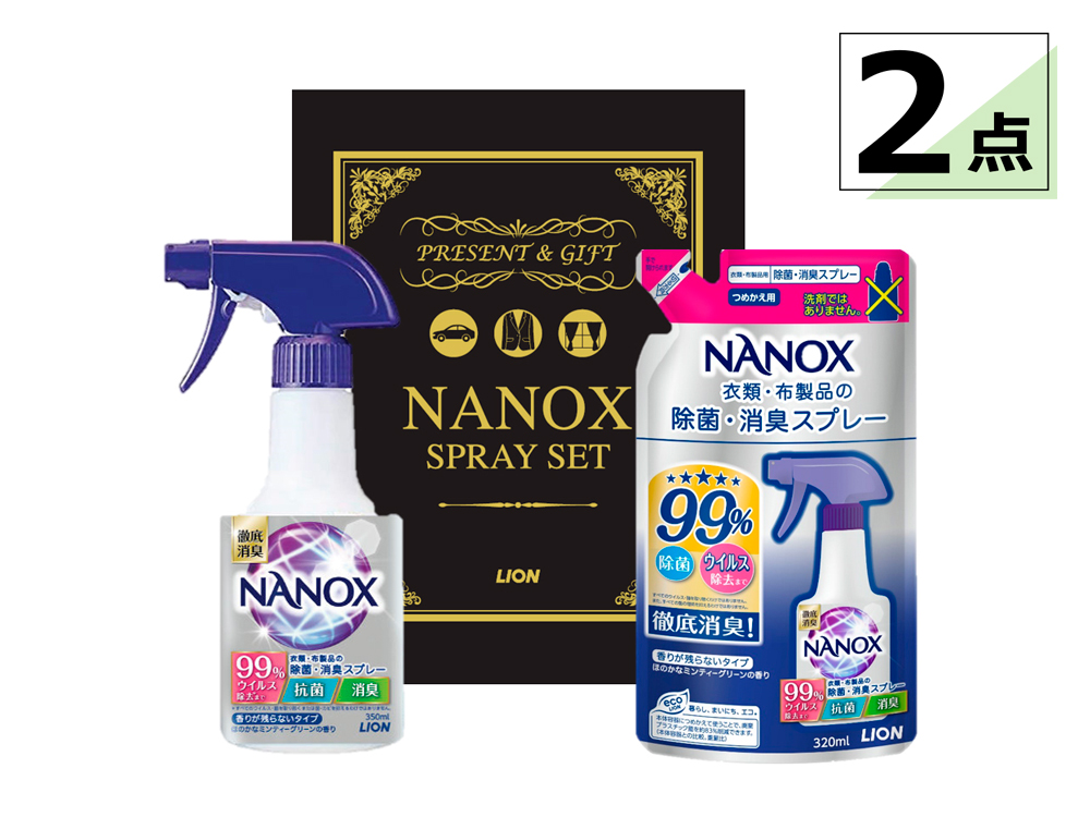 【完売】NANOXスプレーギフト2点セット