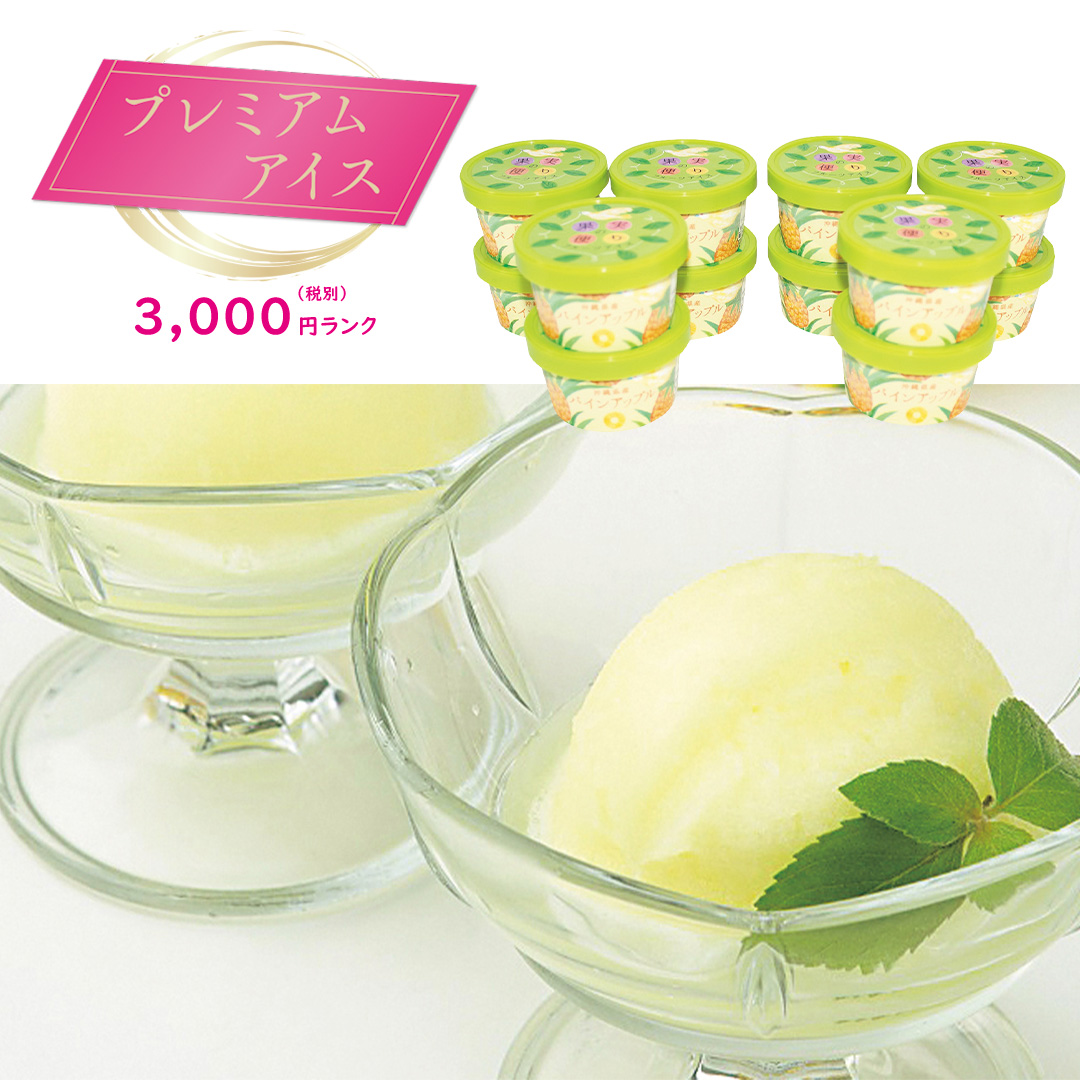 【プレミアムアイス】果実の便り 沖縄パインシャーベット