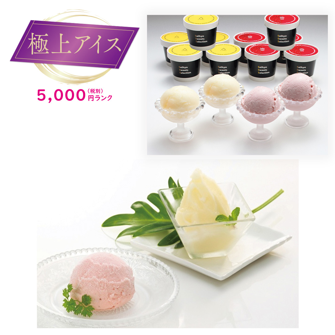 【極上アイス】新潟ル レクチエシャーベット＆越後姫アイスクリーム詰合せ