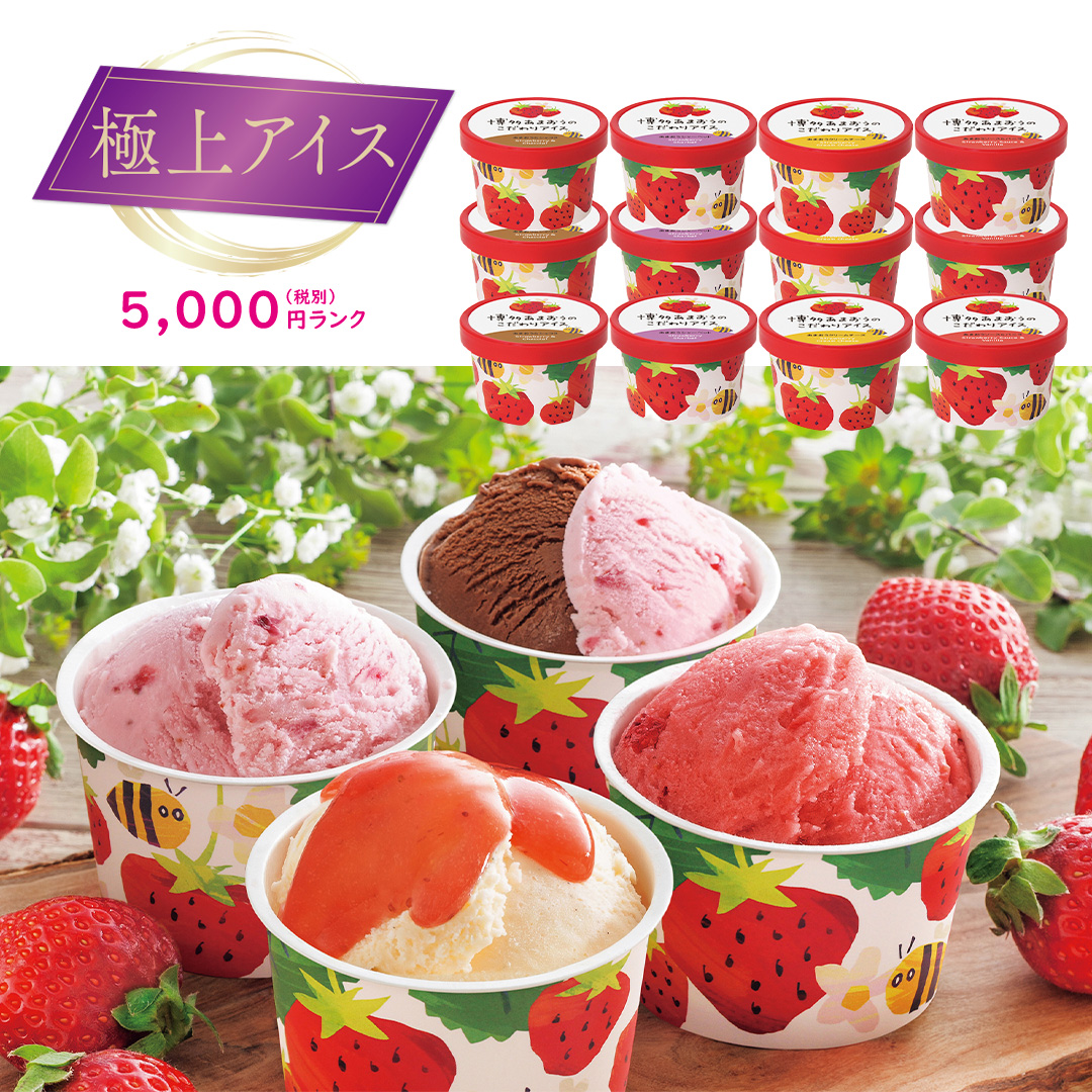 【極上アイス】博多あまおうのこだわりアイス