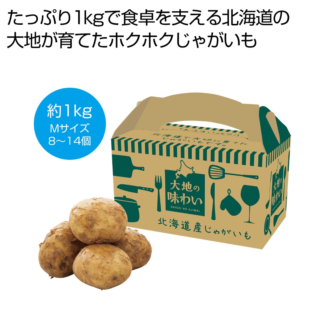 大地の味わい 北海道産じゃがいも 1kg
