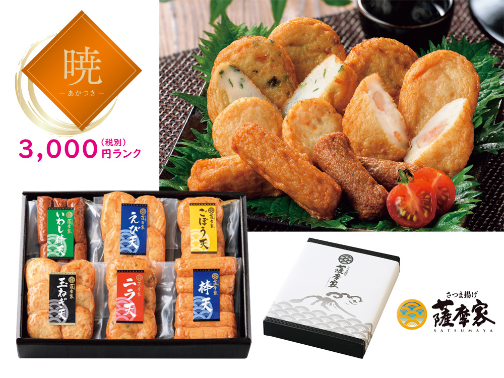 【暁】鹿児島「薩摩家」さつま揚げ6種詰め合わせ