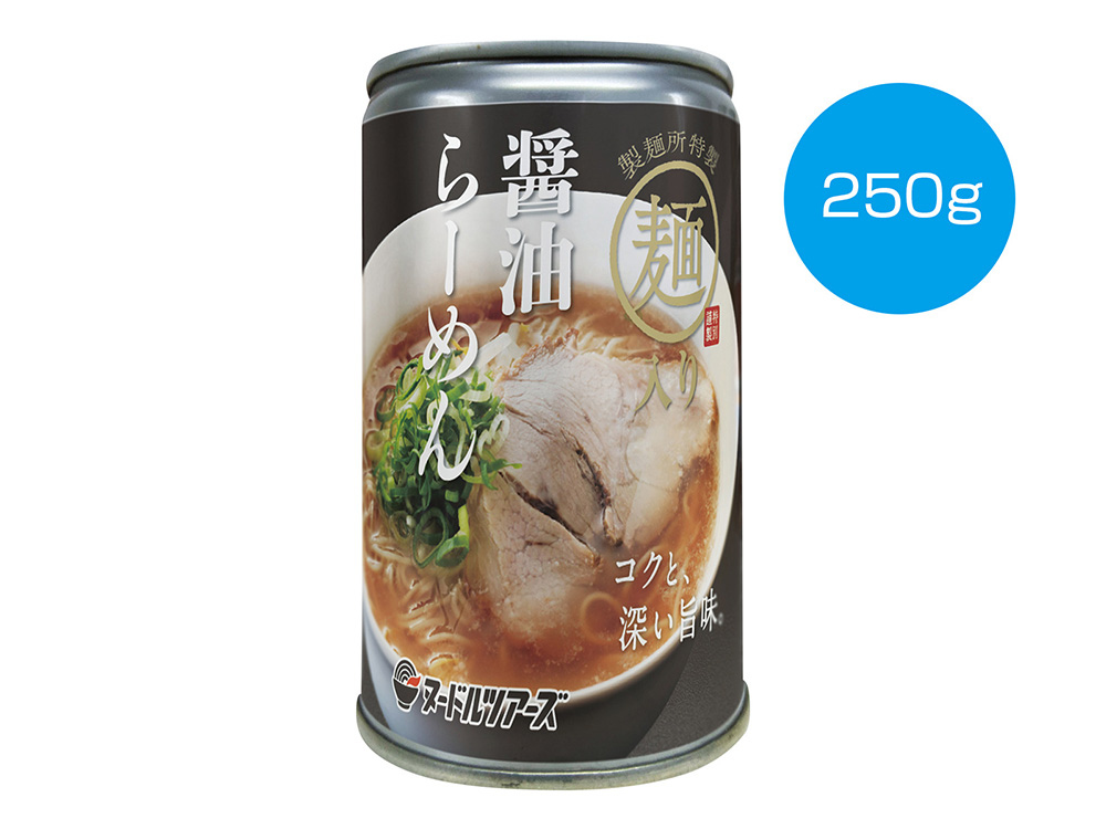 【完売】醤油ラーメン缶 250g