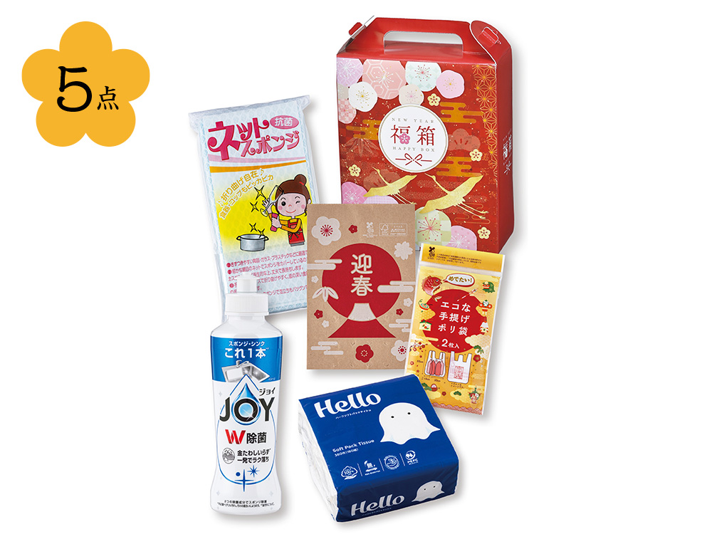 【欠品】満福箱バラエティ5点セット