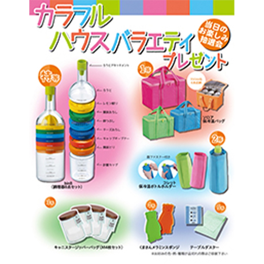カラフルハウスバラエティプレゼント