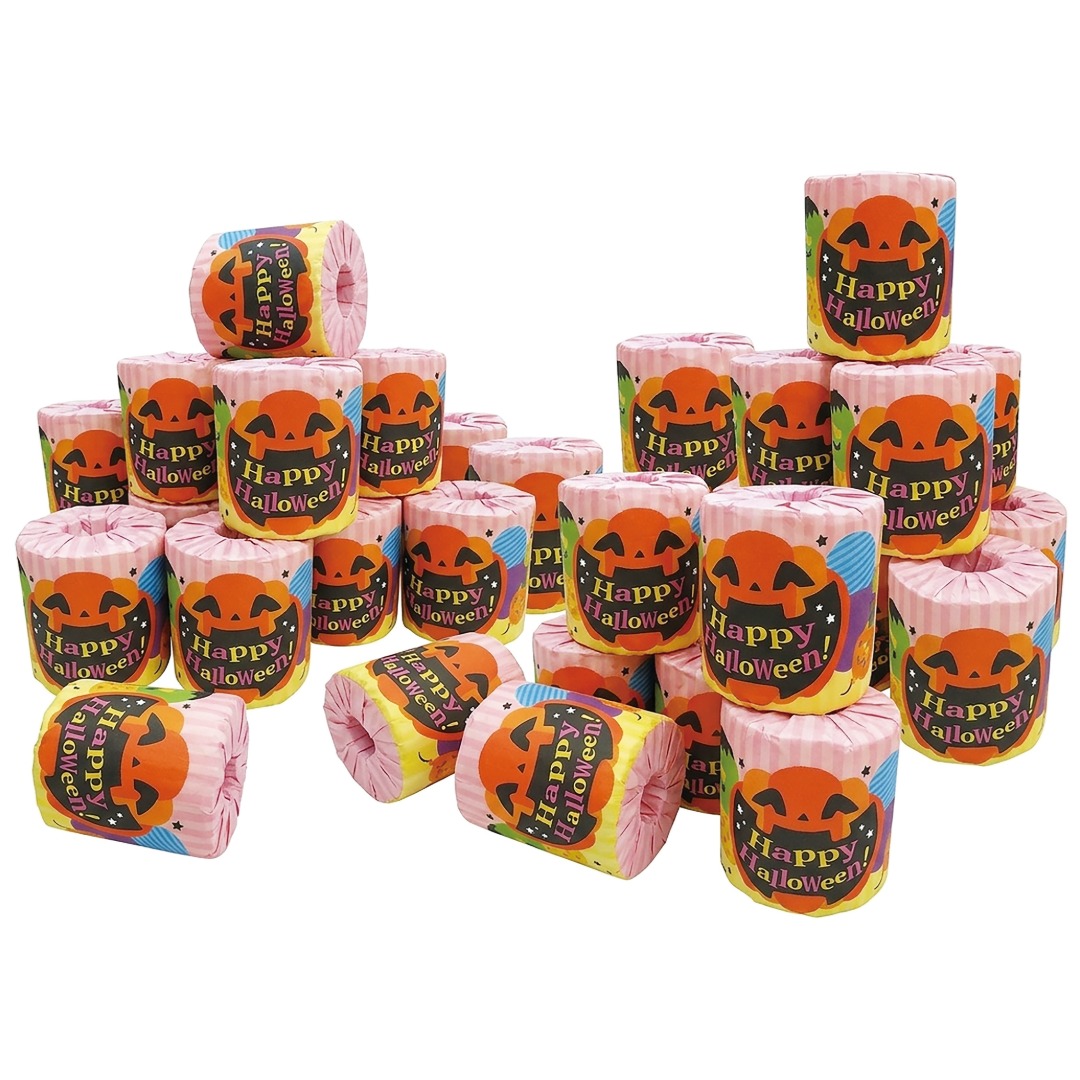 サイコロ出た目の数だけプレゼント ハロウィントイレットペーパー(約30人用)