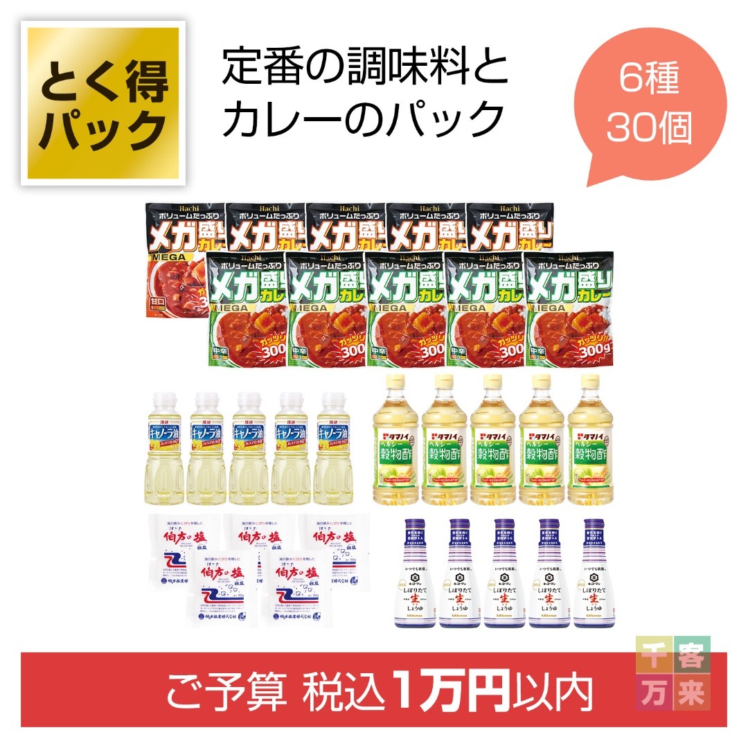 とく得パック 調味料＆カレー30個