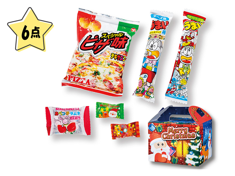 クリスマスお菓子ボックス6点