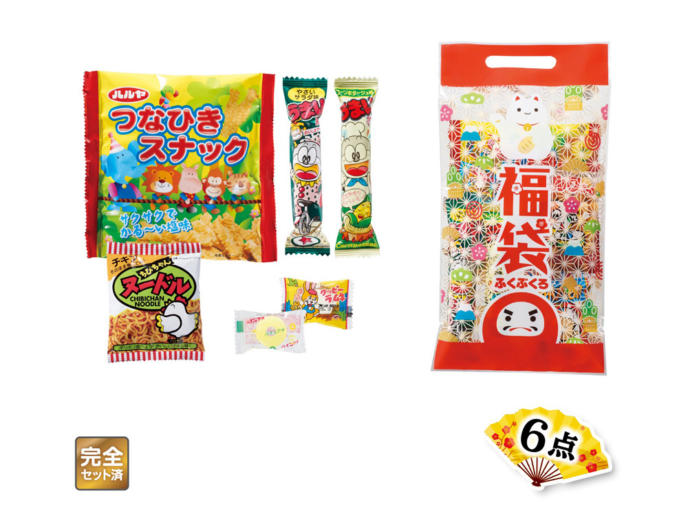 だるまちゃん福袋 駄菓子6点セット